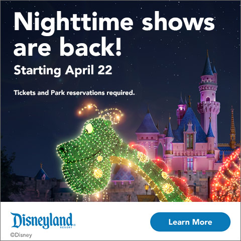 Nighttime Show Return to Disneyland Resort