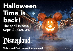 Halloween at Disneyland Resort Occurs Sept 2 - Oct 31